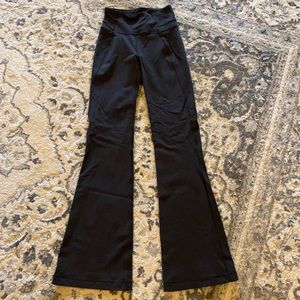 High waisted long wide leg pant